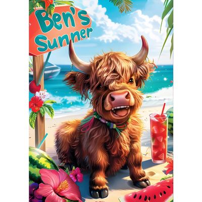 QQYRHN 5D Highland Bull Diamond Painting Kit