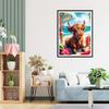QQYRHN 5D Highland Bull Diamond Painting Kit view 2