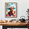 QQYRHN 5D Highland Bull Diamond Painting Kit view 3