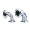 BYLSAGWHT 90-Degree 304 Stainless Steel Tri-Clamp Elbow Fitting, 57 mm x 77.5 mm Ferrule view 1