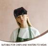KAJNBN Cotton Chef Hat with Chili Design for Kitchen Staff view 4