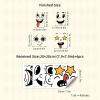 Funny Face Wall Stickers - 4 Pack view 2