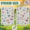 198 Dinosaur Stickers for Kids, Holographic Vinyl Waterproof view 2