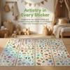 198 Dinosaur Stickers for Kids, Holographic Vinyl Waterproof view 3
