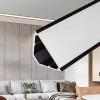 Generic V-Shaped LED Light Strip Diffuser, Indirect Aluminum Lighting Profile, Black, 150 cm / 4.9 ft view 1