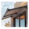 YPIOUREN Outdoor Door Canopy, Front Door Awning, UV, Rain and Snow Protection, for Windows, Doors and Entrances, Bro (40 x 440 cm / 15.7 x 173.2 in) view 1