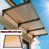 YPIOUREN Outdoor Door Canopy, Front Door Awning, UV, Rain and Snow Protection, for Windows, Doors and Entrances, Bro (40 x 440 cm / 15.7 x 173.2 in) view 4