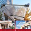 YPIOUREN Door Canopy, Exterior Door Awning with UV Protection, Large Washbasin Design, 100 × 360 cm view 4