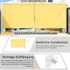 Waterproof Shade Sail 180 x 295 cm, Water- and Wind-Resistant, 98% UV Protection, Sand Yellow view 3