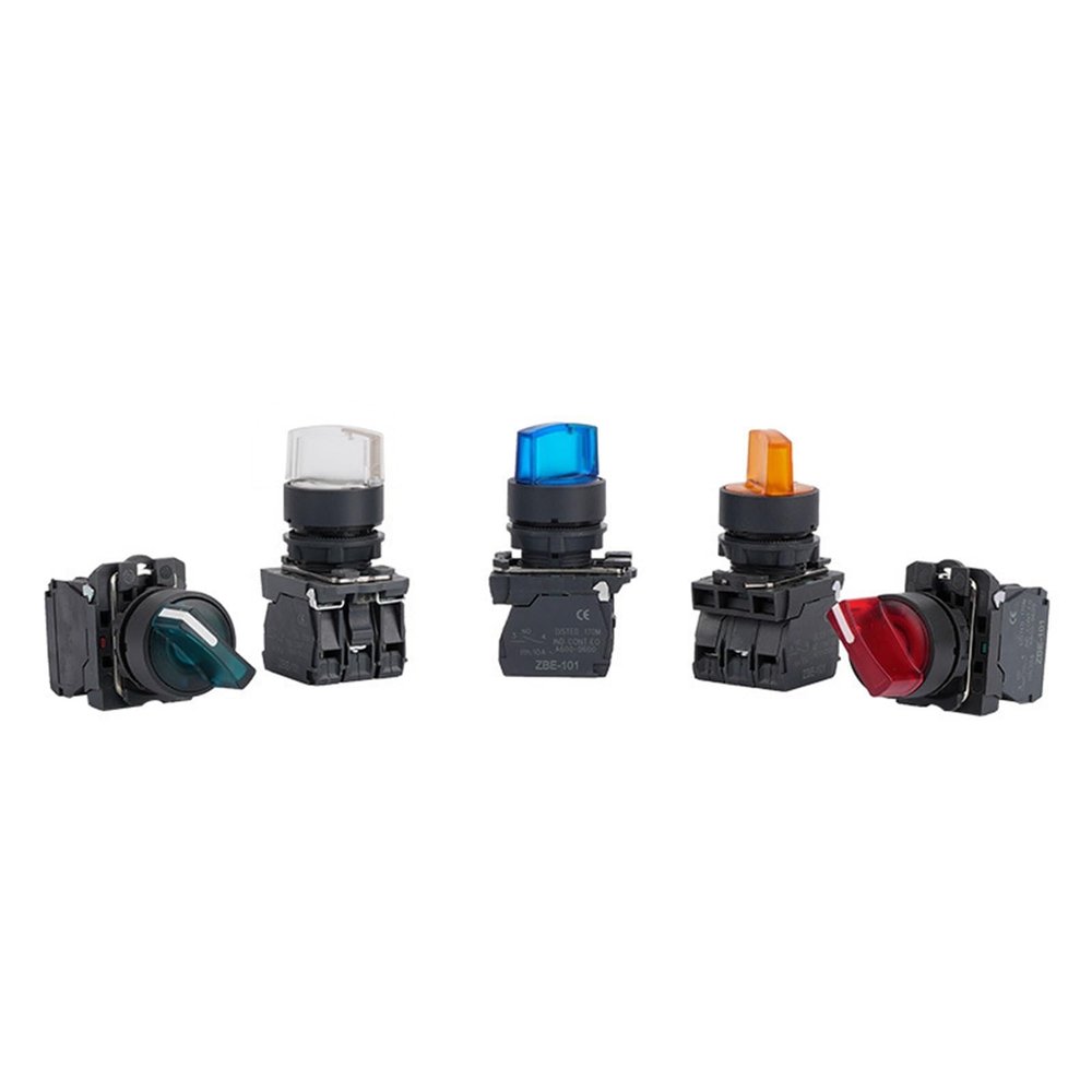 B5-AK2365 AK2465 Neutral Plastic Strip Light Selector Pushbutton Switch, 1 pc (XB5-AK2465)