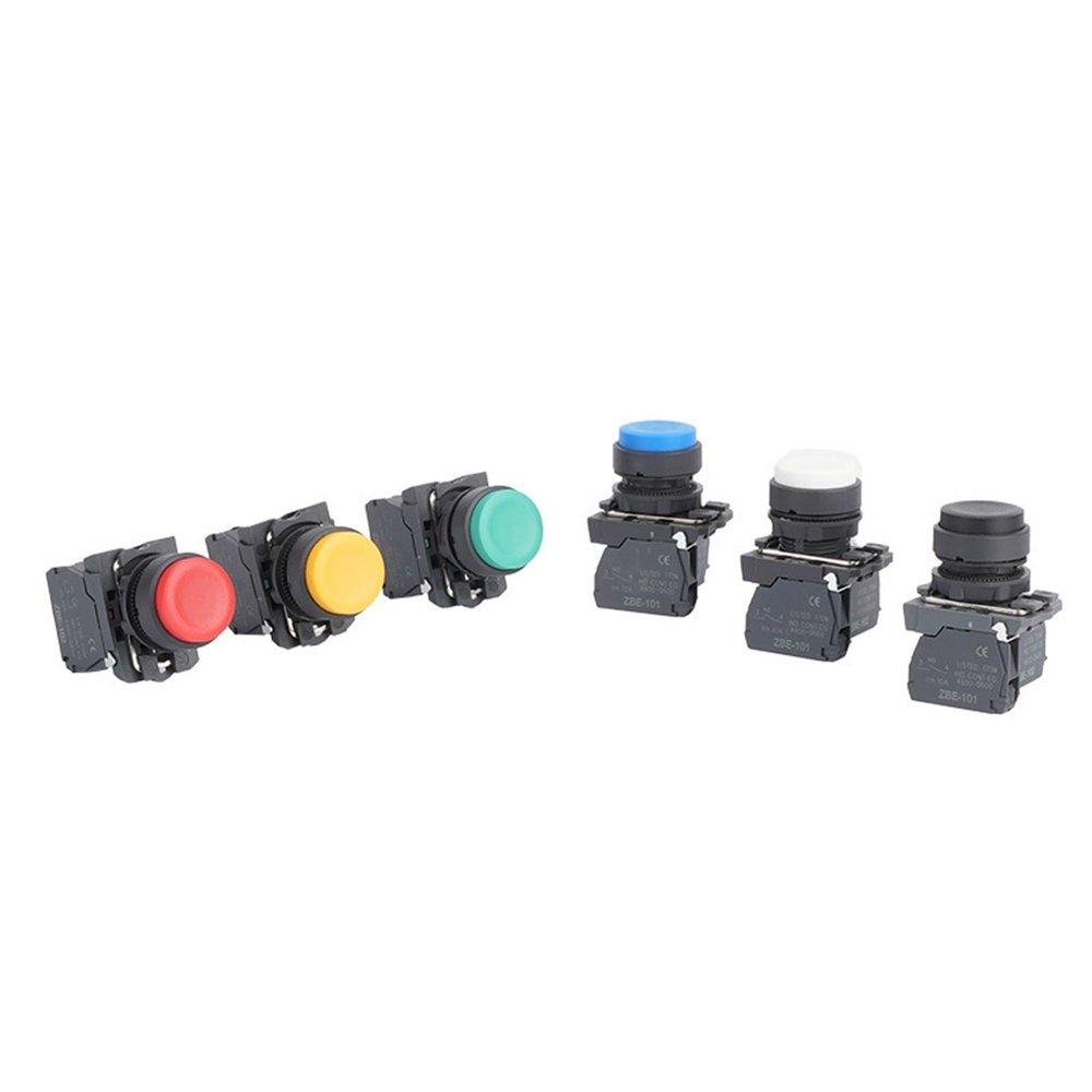 XB5-AL42 Neutral Plastic Push-Button Switch with Convex Head, 1 pc (XB5-AL61)