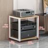 2-Tier Stand for Video and Audio Equipment, Ideal for Home and Theater, Stable and Space-Saving Solution for Entertainment Systems view 2
