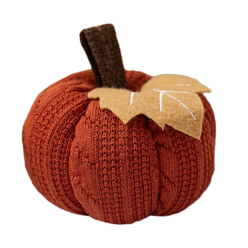 Knitted Pumpkin for Fall Decor
