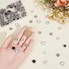 GORGECRAFT 1 Box 40 Sets 12mm Pearl Snap Buttons Black/White view 3