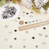 GORGECRAFT 1 Box 40 Sets 12mm Pearl Snap Buttons Black/White view 4