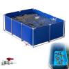 IEOWY Temporary Fish Pond Aquarium with Drain Valve, Assembled Canvas Pond for Turtle Breeding view 1