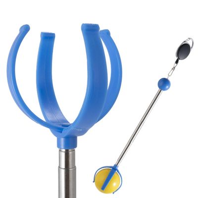 Golf Ball Retriever, Telescoping Ball Collector, Lightweight Aluminum