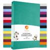 Heim24h Fitted Sheet 60x120cm, Dark Green view 1