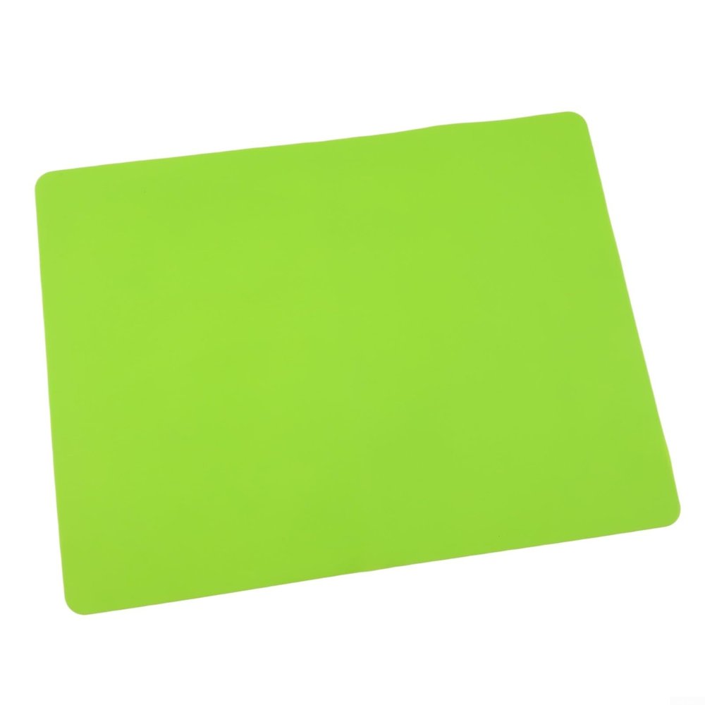 Silicone Table Mat, 40 x 30 cm, Non-Slip, Foldable, Black