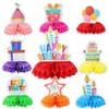 Shimilili Colorful Happy Birthday Table Decor view 1