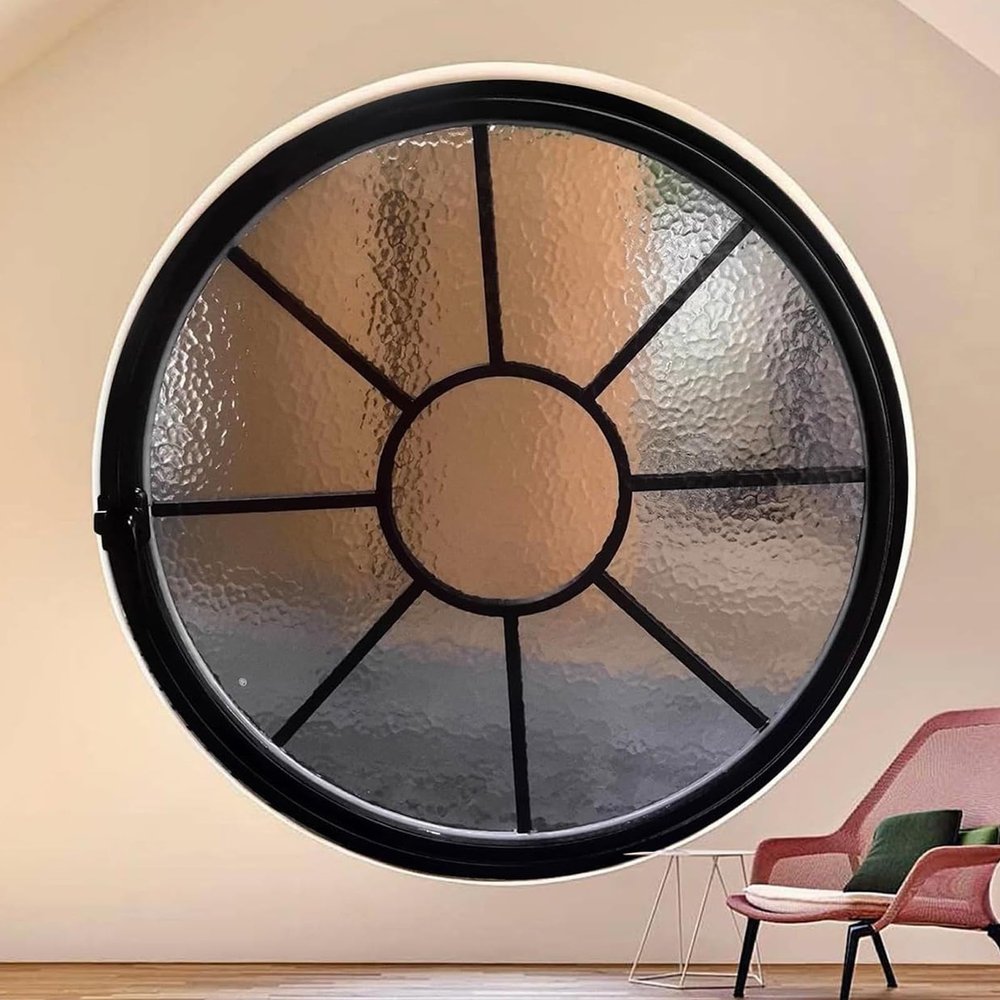 Rotating Aluminum Window with Handle for Improved Air Circulation and Easy Installation