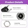 Ermenlifiqq 6-Pack 2-Pin 5.5 x 2.1 mm DC Barrel Jack Sockets, Black view 3