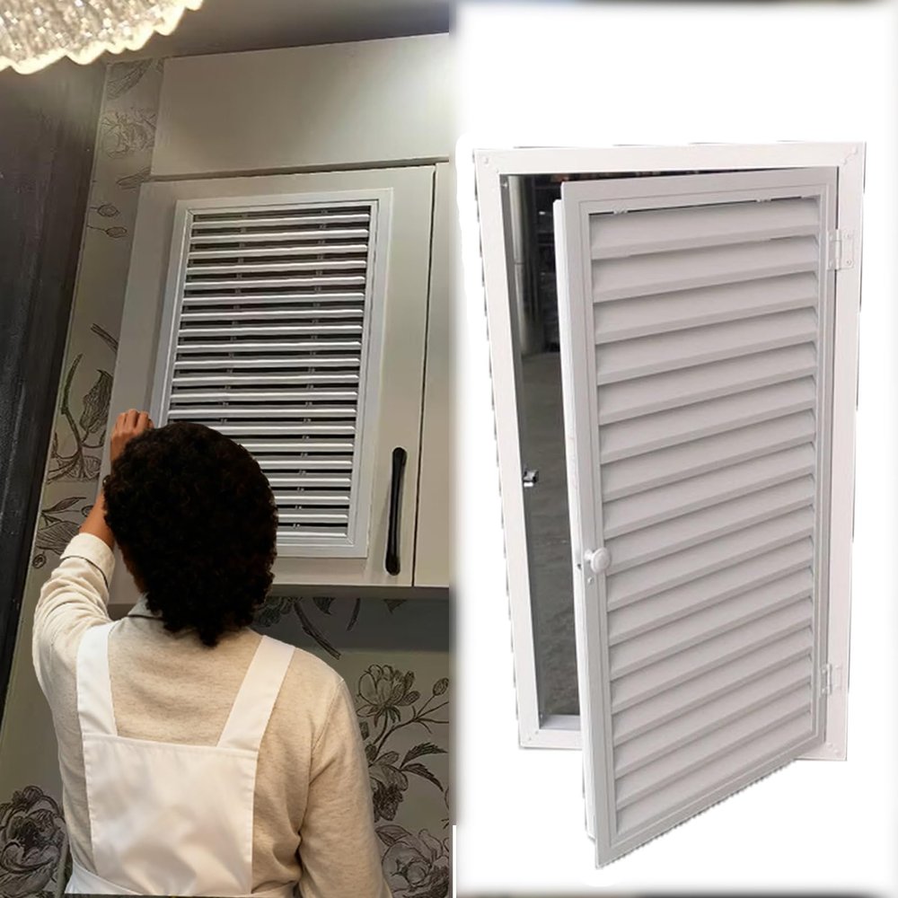 Louvered Access Panel for Drywall, Plumbing and Electrical Wall Openings
