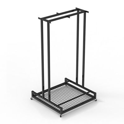 Movable Freestanding Ski and Snowboard Rack with Large Capacity
