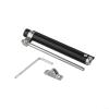 Automatic Hydraulic Door Closer, Quiet Operation, Adjustable Force, Black view 2