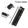 Automatic Hydraulic Door Closer, Quiet Operation, Adjustable Force, Black view 4