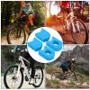 MIMEITOPA 4-Piece Bicycle Crankset Protectors, Silicone Crank Arm Covers, DH FR AM XC (Blue) view 2