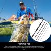 Fishing Lure Rod | Lightweight Carbon Fiber Spinning Rod | 2.1 m, Detachable view 2