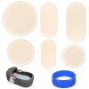 JJUNW 6-Piece Basket Base Set for Crocheting view 1