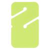 SYUULCOI Rectangular ABS Dive Line Marker, Highly Visible, Compact, for Cave Diving (Fluorescent Green) view 1