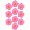 COOPHYA Artificial Hibiscus Flowers - 10 Pieces in Pink view 1