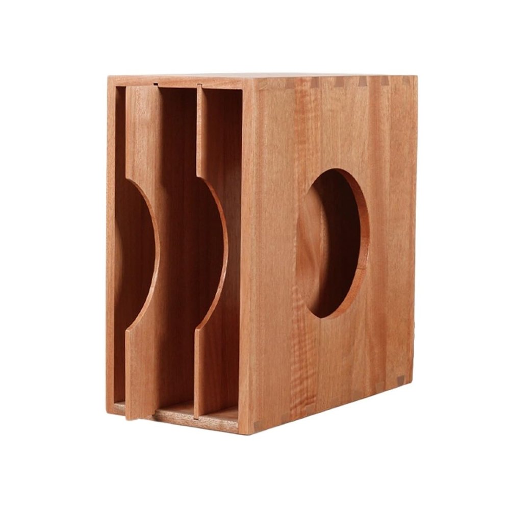 YHxFlux Solid Wood CD Storage Box and 12-Inch Record Rack