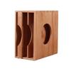 YHxFlux Solid Wood CD Storage Box and 12-Inch Record Rack view 1