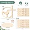 Baptism Decoration Set - Wooden Table Decor view 2