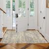 Beige Hallway Runner Rug 90 x 500 cm, Washable and Non-Slip view 3
