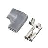 PKNVKZIDK 100 Sets (200 Pieces) 4.8 mm Female Flag-Shaped Crimp Terminals with Sleeves view 1