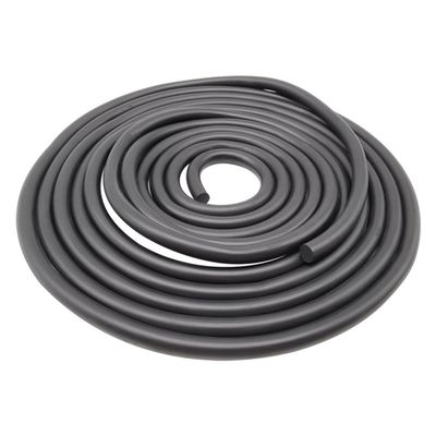 Heat-Resistant Silicone Rubber Cord, 2 mm × 10 m, Black