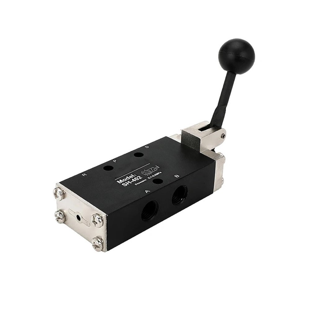 UYCUODLUY Manual/Automatic Two-Position Five-Way SH402 Hand-Pull Valve Plate Control Valve JM402 430 (SH402 Manual)