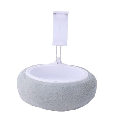 Tomantery Tablet Pillow Stand, Soft Plush Rotating Holder for Reading and Relaxing in Bed, Adjustable Phone Stand for Work, Study, and Training