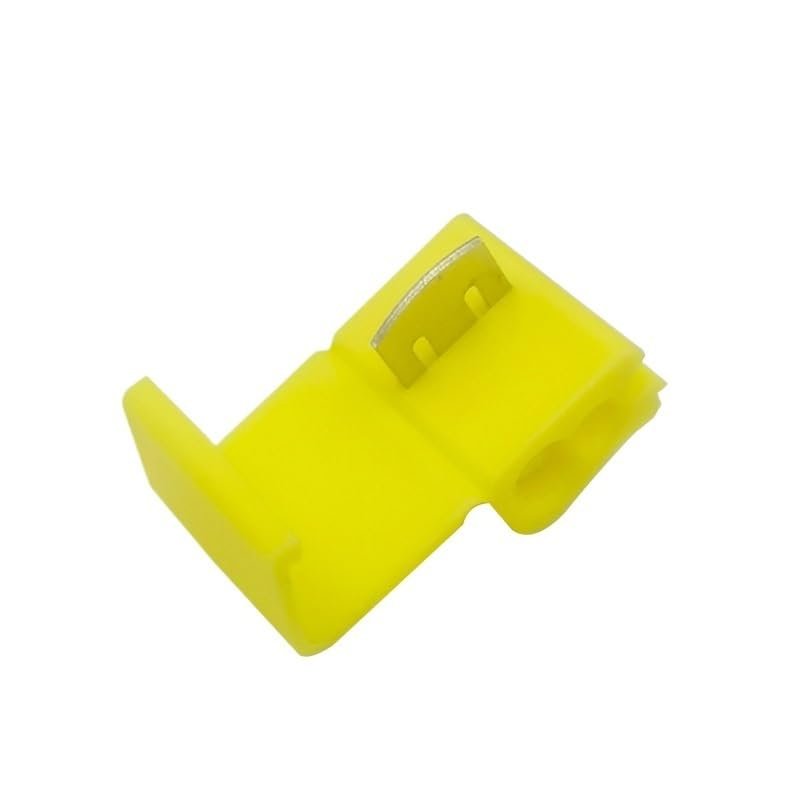 PKNVKZIDK 500-Piece Yellow Electrical Wire Crimp Terminals, Quick-Connect Cable Connectors