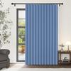 Blackout Magnetic Accordion-Style Folding Curtain for Doors and Room Dividers, Dark Blue, W150 x H180 cm view 2