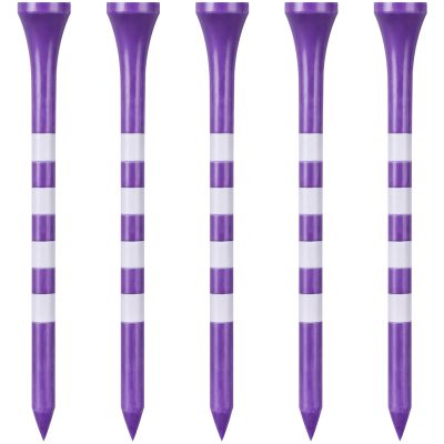 Zivisk Wooden Golf Tees – 100 Pack, 83 mm Bamboo Tees (Purple)
