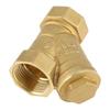 1" BSPP Female-Threaded Y-Shaped Brass Strainer Valve Fitting view 1