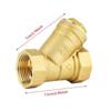 1" BSPP Female-Threaded Y-Shaped Brass Strainer Valve Fitting view 4