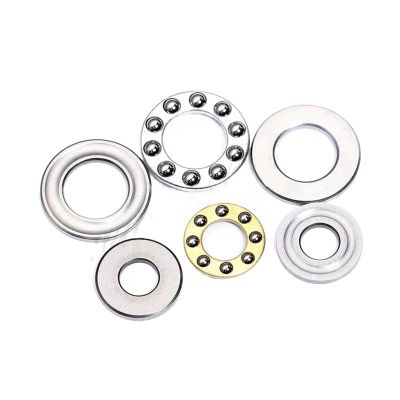 YPEZASDLW Bimetal Shielded Micro Groove Ball Bearings, 5-Piece Set: F2-6M, F2.5-6M, F8-22M, F8-14M, Miniature Aircraft Thrust Ball Bearing (F6-11M)