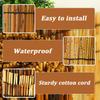 CFDZCP Bamboo Fence Roll, Privacy Screen for Garden, Patio, Yard, Pool, Pond, and Balcony, 3 x 33 ft (91 x 1,000 cm) view 2